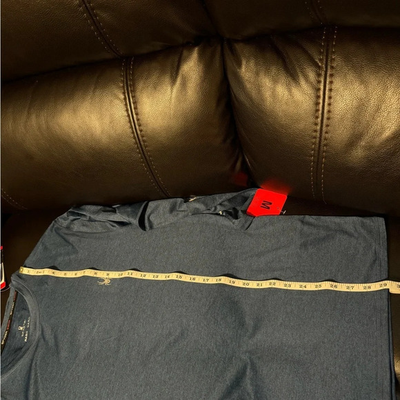 Spyder Swim Mens Long Sleeve Rashguard Shirt Blue Medium - Picture 12 of 13